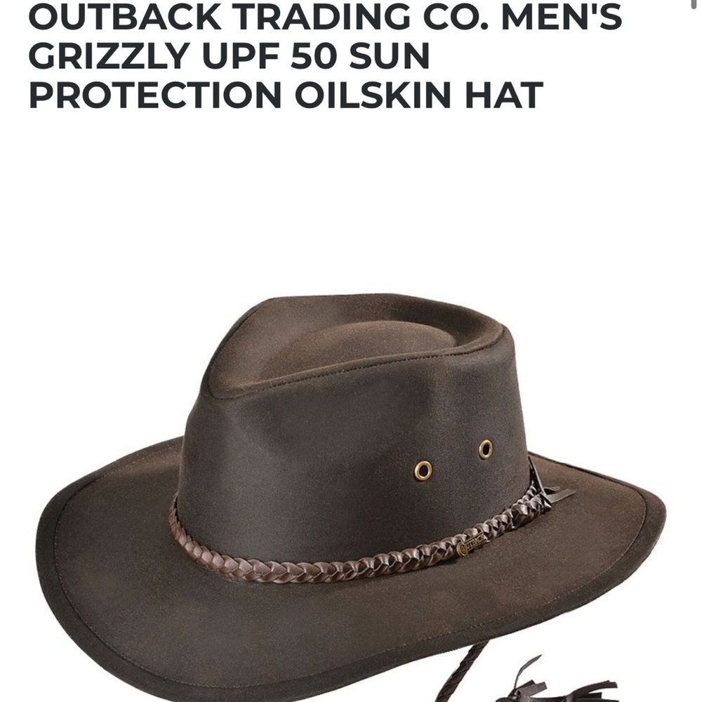 Grizzly Oilskin Cowboy Hat